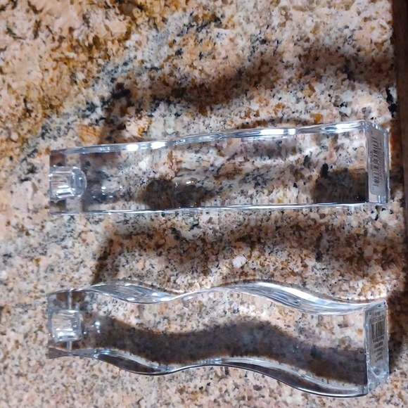 Lenox crystal candlesticks - Picture 9 of 9